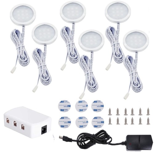 6pcs led under cabinet - cabinet, light