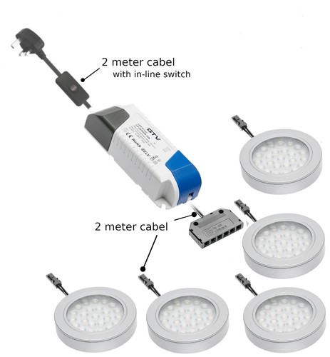 Led spot lights under - led, lights,
